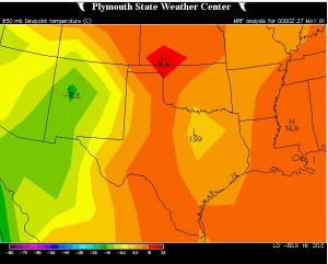 850mb_dewpoints_052791_00Z